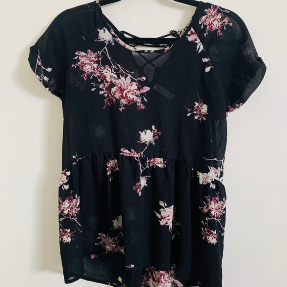 Tops Short Sleeve Baby Doll Top Poshmark